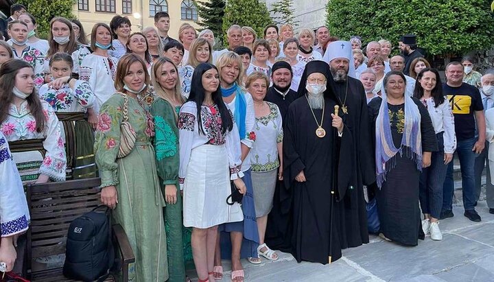 «Паломники»  ПЦУ во главе с Михаилом Зинкевичем и патриарх Варфоломей на Фанаре. Фото: facebook.com/palomnucya