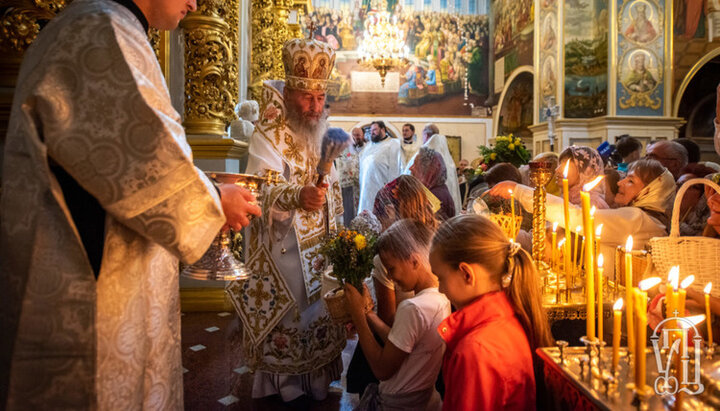 Празднования Преображения Господня в Киево-Печерской лавре. Фото: news.church.ua