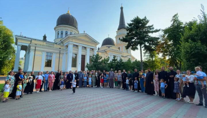 УПЦ в Одесі запрошує на свято в підтримку сімейних цінностей. Фото: скріншот відео з youtube-каналу Одеської єпархії