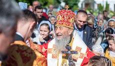 Предстоятель очолив літургію у Вознесенському Флорівському монастирі Києва