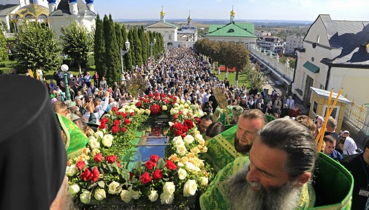 Урочистості в Свято-Успенській Почаївській лаврі. Фото: pochaev.org.ua.