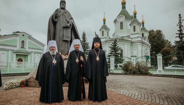 Архиереи УПЦ и митрополит Минский и Заславский Вениамин. Фото: news.church.ua