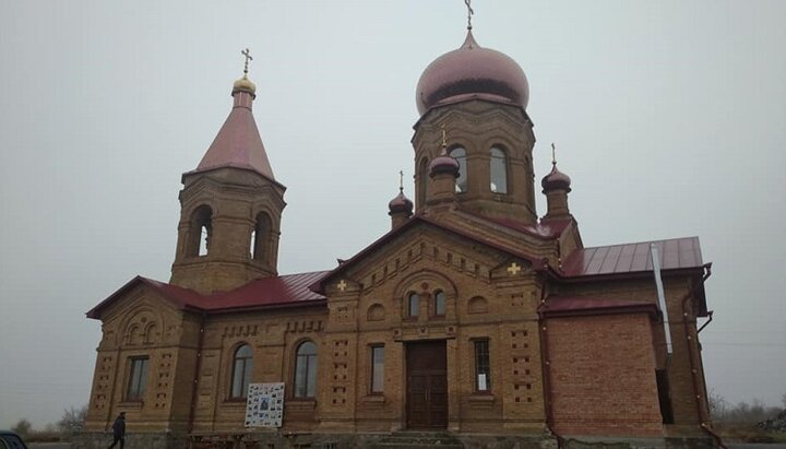 Храм на честь великомученика Димитрія Солунського у Світлополі. Фото: сторінка Олександрійської єпархії УПЦ у Facebook.