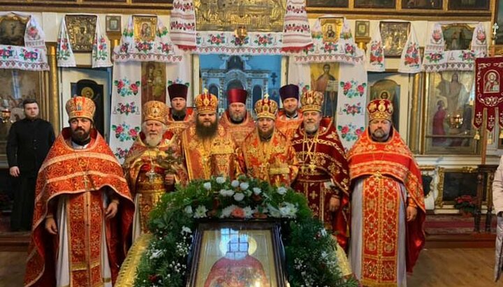 Богослужіння в день пам'яті сщмч. Михайла Под'єльського. Фото: boryspil-eparchy.org