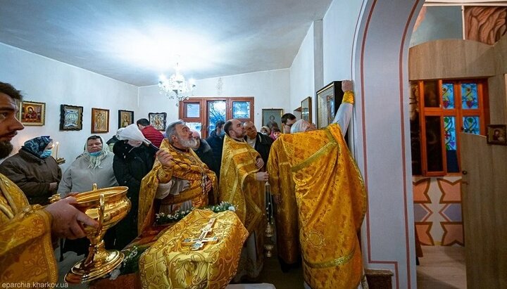 Освячення храму на честь святителя Миколая в Харкові. Фото: прес-служба Харківської єпархії