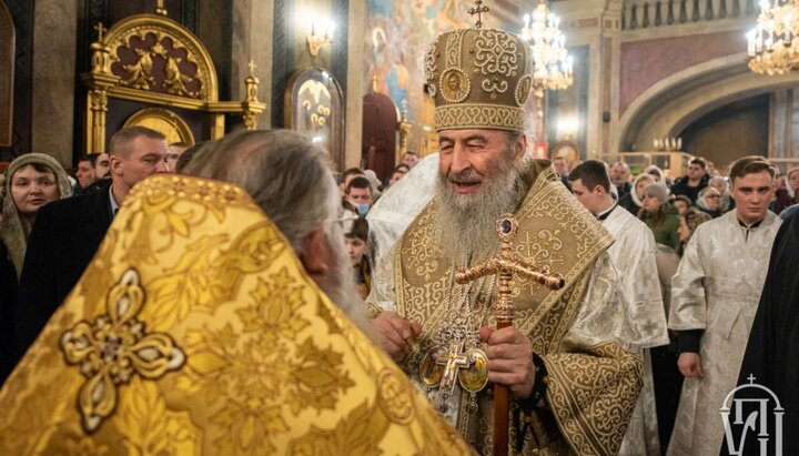 Блаженніший під час Всенічного бдіння в Чернівцях. Фото: news.church.ua