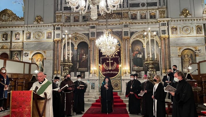 The ceremony was led by Ecumenical Patriarch Bartholomew. Photo: haber.sat7turk.com