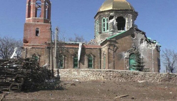 Димитриевский храм в Верхнеторецком. Фото: facebook Донецкой епархии