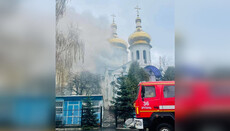 У Гостомелі сталася пожежа в Покровському храмі