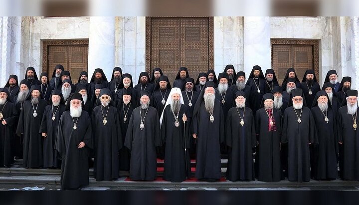 Участники заседания Священного Синода Сербской Православной Церкви. Фото: spc.rs