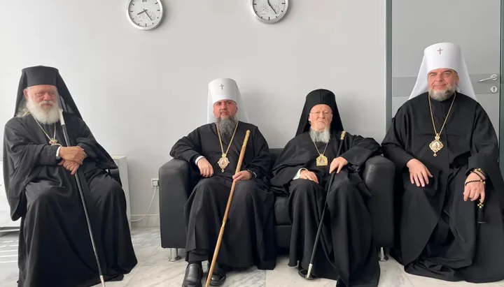 Думенко, Шостацкий  и главы Фанара и Элладской Церкви. Фото: facebook.com/ecumenicalpatriarchate