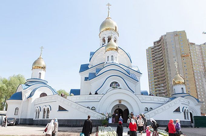 В киевcкий храм Рождества Божией Матери доставят ковчег с частицей Креста Господня