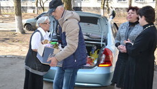 100 біженців та малозабезпечених отримали допомогу від парафіян храму УПЦ у Шахтарську