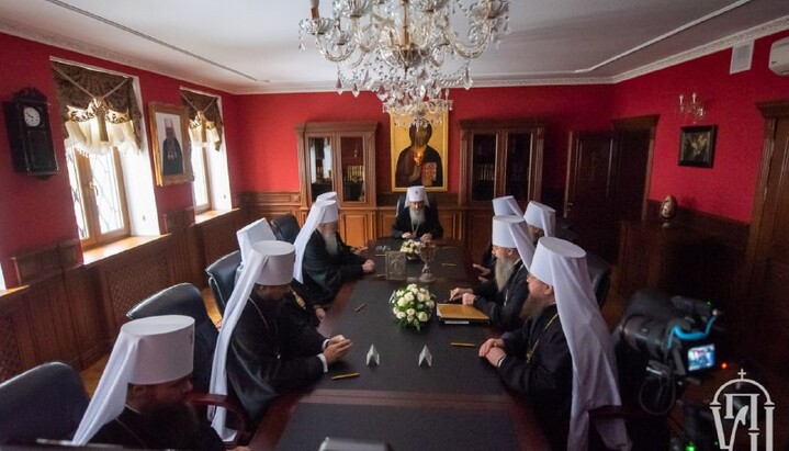 Meeting of the Holy Synod of the UOC. Photo: news.church.ua