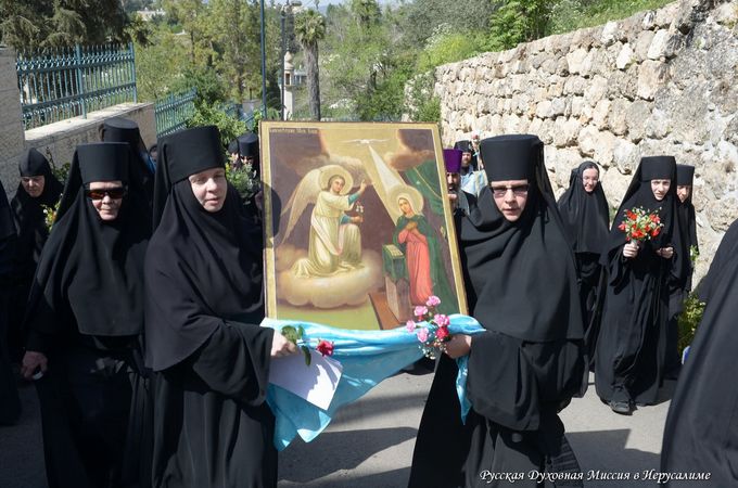 В Иерусалиме прошёл праздник Целования, установленный в XIX в. начальником Русской Духовной Миссии