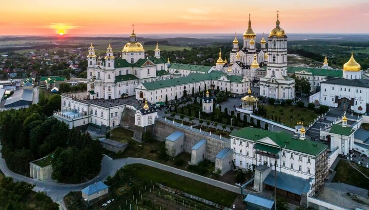 Почаевская лавра. Фото: страница «Почаевский паломник» в Facebook