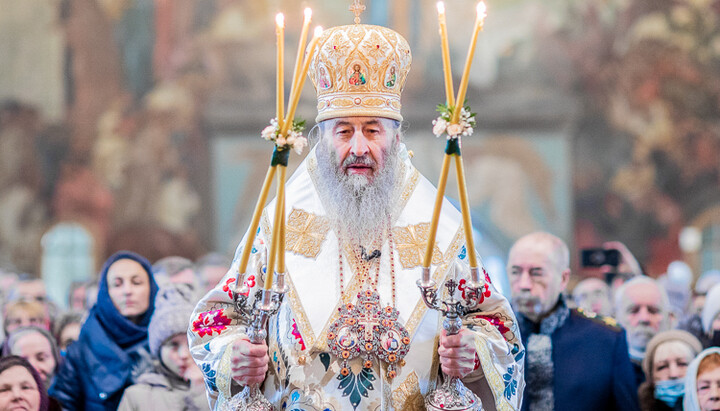 Предстоятель УПЦ Блаженніший Митрополит Онуфрій. Фото: church.ua