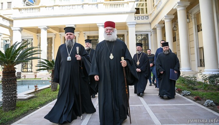 Dumenko and Patriarch Theodoros. Photo: pomisna.info