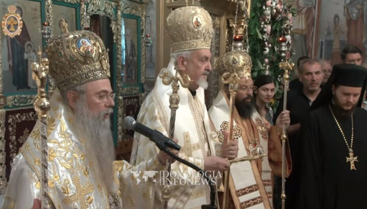 Митрополит Миколай Пловдивський та Еммануїл Халкідонський. Фото: religija.mk