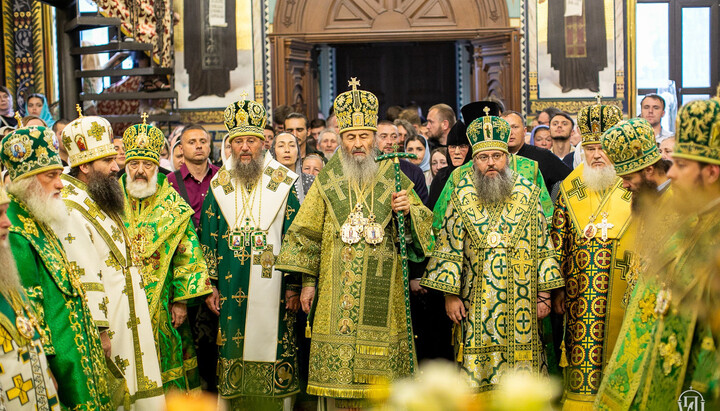 Блаженнейший в Киево-Печерской  лавре. Фото: news.church.ua