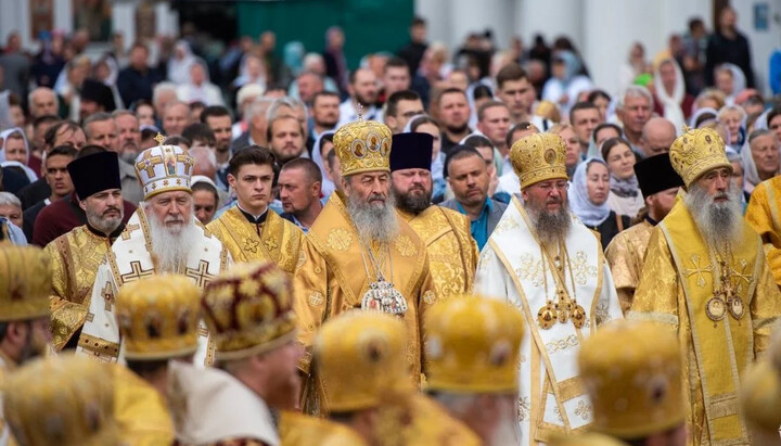 Божественная литургия в Киево-Печерской лавре в день 1035-летия Крещения Руси. Фото: news.church.ua