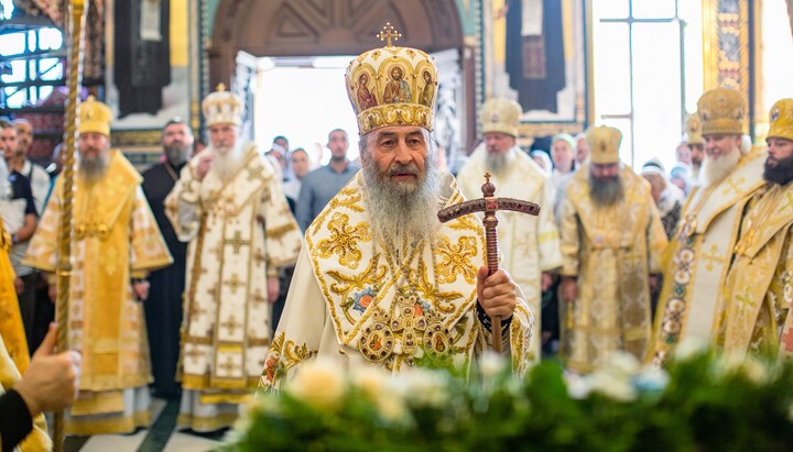 Предстоятель УПЦ Блаженнейший Митрополит Онуфрий. Фото: facebook.com/MitropolitAntoniy