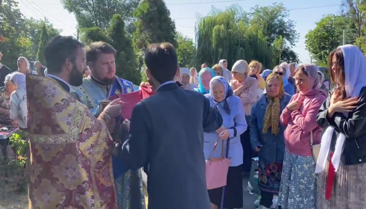 Літургія Борисоглібської громади УПЦ у Вишгороді. Фото: СПЖ