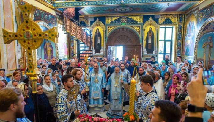 Богослужіння у Києво-Печерській лаврі. Фото: news.church.ua