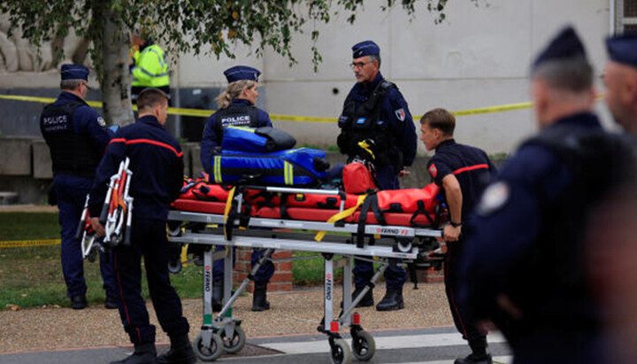 Погибший учитель во Франции. Фото: REUTERS