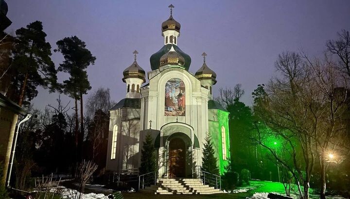 Храм на честь св. апостолів Петра і Павла в Бучі. Фото: сторінка єпископа Гостомельського Аркадія у Facebook 