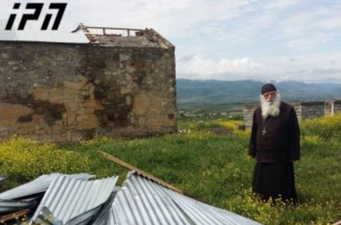 У Грузії практично зруйнований древній храм вмч. Димитрія Солунського