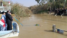 Патріарх Єрусалимський Феофіл освятив води річки Йордан