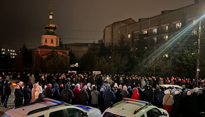 Молебне стояння у Вінниці. Фото: сайт Вінницької єпархії