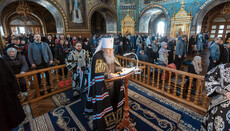 Блаженніший у Покровському монастирі прочитав другу частину Великого канону