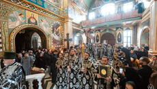 Предстоятель звершив першу цього року Літургію Передосвячених Дарів