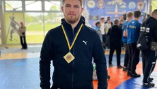 В Закарпатті іподиякон УПЦ став чемпіоном України з греко-римської боротьби