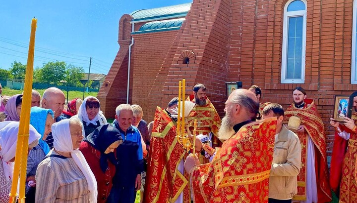 Первая Литургия в Георгиевском храме с. Новое Тарутино. 6 мая 2024г. Фото: Одесская епархия