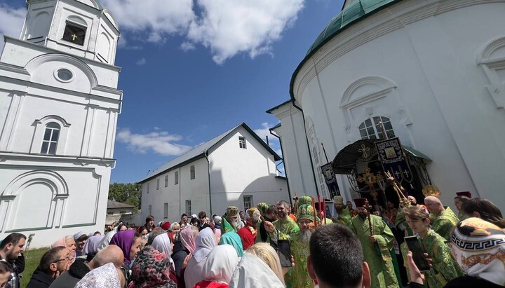 Богослужіння в день пам'яті преподобної Смарагди Ніжинської. Фото: Ніжинська єпархія