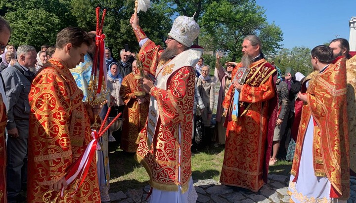 День пам'яті головної святині Десятинного монастиря – ікони Божої Матері «Володимирська Десятинна». 10 травня 2024 р. Фото: t.me/desyatinka