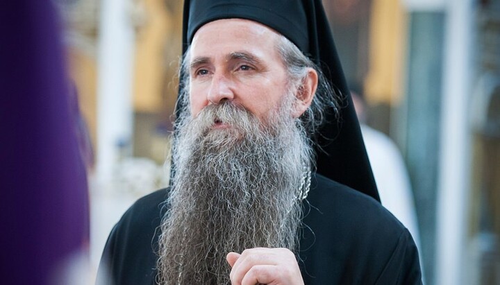 Serbian hierarch supports Met. Arseniy and Sviatohirsk Lavra brethren