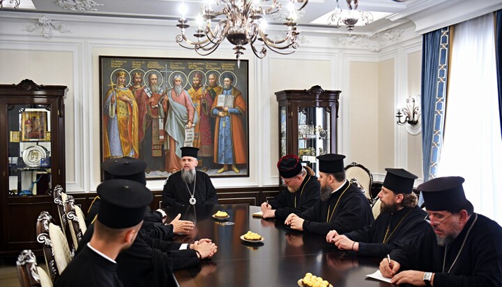 Зустріч ПЦУ із делегацією Константинопольського патріархату. Фото: ПЦУ