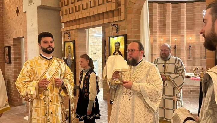 Liturgy in Munich. Photo: UOC