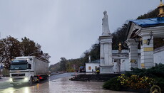 20 tons of aid from Rivne Eparchy believers delivered to Sviatohirsk Lavra