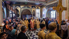 Блаженніший звершив недільну літургію в Києво-Печерській лаврі