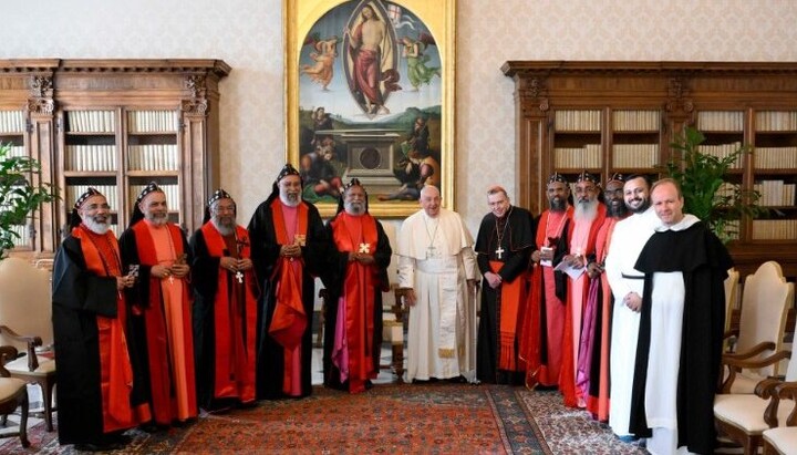 Приватна аудієнція у Ватикані 11 листопада 2024 р. (VATICAN MEDIA Divisione Foto)