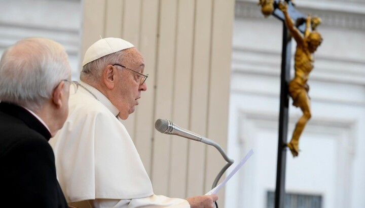 Папа Франциск на площі Святого Петра у Ватикані. 20.11.2024 р. Фото: Vatican Media