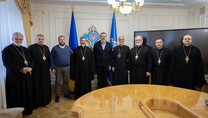 Зустріч секретаря РНБО та представників УГКЦ. Фото: прес-служба УГКЦ