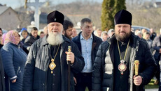 Mukachevo Eparchy comments on photos of its hierarchs in ROC calendar