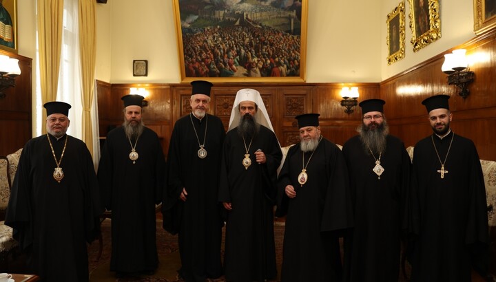 During the meeting, current issues facing the Orthodox Church and its spiritual mission in the world were discussed. Photo: BOC