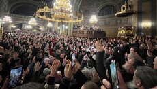 Chernivtsi cathedral community gathers to defend their sanctuary